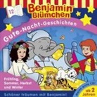 Jürgen Kluckert, K. Primel - Benjamin Blümchen, Gute-Nacht-Geschichten - Frühling, Sommer, Herbst und Winter, 1 Audio-CD (Hörbuch)
