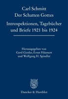 Carl Schmitt, Gerd Giesler, Wolfgang H Spindler, Erns Hüsmert, Ernst Hüsmert, Wolfgang H. Spindler - Der Schatten Gottes
