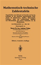 Werne Bergfelder, Werner Bergfelder, Andrea Velten, Andreas Velten, Paul Werners, Werne Bergfelder... - Mathematisch-technische Zahlentafeln