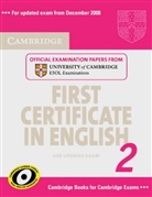 Cambridge First Certificate in English 2 (Exam 2008): Student's Book without answers