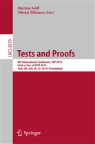 Martin Seidl, Martina Seidl, Tillmann, Tillmann, Nikolai Tillmann - Tests and Proofs
