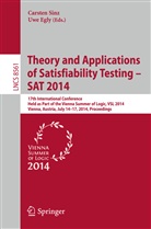 EGLY, Egly, Uwe Egly, Carste Sinz, Carsten Sinz - Theory and Applications of Satisfiability Testing - SAT 2014