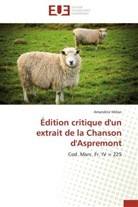 Amandine Mélan, Melan-a - Edition critique d un extrait de