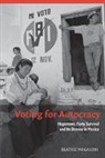 Beatriz Magaloni, Beatriz (Stanford University Magaloni - Voting for Autocracy