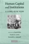 David Eltis, David (Emory University Eltis, David Lewis Eltis, David Eltis, David (Emory University Eltis, Frank D. Lewis... - Human Capital and Institutions