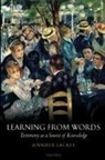 Jennifer Lackey - Learning From Words