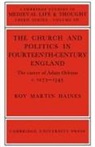 Roy Martin Haines - Church/politcs:adam Orleton