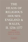 David M. Smith, David M. (University of York) London Smith, David M. London Smith, Vera C. M. London, David M. Smith - Heads of Religious Houses
