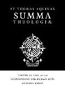Saint Thomas Aquinas, Thomas Aquinas, Anthony Kenny - Summa Theologiae: Volume 22, Dispositions for Human Acts