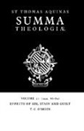 Saint Thomas Aquinas, Thomas Aquinas, Aquinas Thomas, T. C. O'Brien, O'Brien T. C. - Summa Theologiae: Volume 27, Effects of Sin, Stain and Guilt