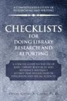 Daniel Chung Cheng, Daniel Chung S. Cheng, Daniel Chung S. Ph. D. Cheng - Checklists for Doing Library Research an