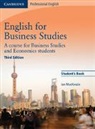 Ian MacKenzie - English for Business Studies: English for Business Studies Student's Book