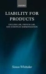 Simon Whittaker, Whittaker Simon - Liability For Products