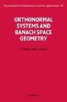 Albrecht Pietsch, Albrecht (Friedrich-Schiller-Universitat Pietsch, Albrecht Wenzel Pietsch, J. Rg Wenzel, Jorg Wenzel - Orthonormal Systems and Banach Space Geometry