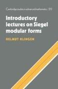 Helmut Klingen, Helmut (Albert-Ludwigs-Universitat Freibu Klingen - Introductory Lectures on Siegel Modular Forms