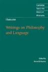 Johann Georg Hamann, Kenneth (Brown University Haynes, Kenneth Haynes, Kenneth (Brown University Haynes - Hamann: Writings on Philosophy and Language