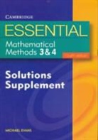 Michael Evans - Essential Mathematical Methods 3 and 4 Solutions Supplement