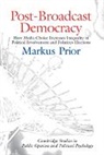 Markus Prior, Markus (Assistant Professor Prior - Post-Broadcast Democracy