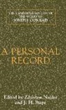 Joseph Conrad, Zdzislaw Najder, J. H. Stape, J. H. (Research Fellow) Stape - Personal Record