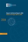 World Trade Organization, World Trade Organization - Dispute Settlement Reports 2004
