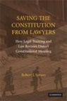 Robert J. Spitzer, Robert J. (Distinguished Service Professo Spitzer, Robert J. (Distinguished Service Professor of Political Science) Spitzer - Saving the Constitution From Lawyers