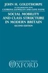 John H. Goldthorpe, Goldthorpe John H., Catriona et al Llewellyn - Social Mobility and Class Structure in Modern Britain