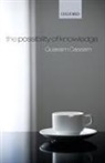 Quassim Cassam, Quassim (Knightbridge Professor of Philoso Cassam, Quassim (Knightbridge Professor of Philosophy Cassam, Cassam Quassim - Possibility of Knowledge