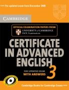 Cambridge ESOL, Cambridge ESOL - Cambridge Certificate in Advanced English 3 for Updated Exam Student Book with Answers