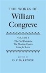 William Congreve, Donald McKenzie, Donald (EDT)/ McKenzie Mckenzie, Donald McKenzie, Donald (Formerly Professor of Bibliography and Textual Criticism McKenzie, McKenzie Donald - The Works of William Congreve