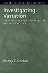 Nancy C Dorian, Nancy C (Professor of Linguistics and Anthropology Dorian, Nancy C. Dorian - Investigating Variation