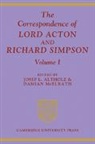 Josef L. Altholz, Josef L. Mcelrath Altholz, Josef L. Altholz, Altholz Josef L., Damian McElrath, Damian PH. D. McElrath... - Correspondence of Lord Acton and Richard Simpson