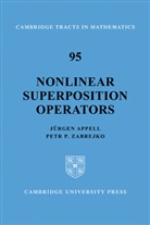 J. Rgen Appell, J¿rgen Appell, Jurgen Appell, Jürgen Appell, Jurgen Zabrejko Appell, Petr P. Zabrejko - Nonlinear Superposition Operators
