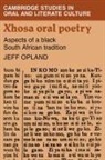 Jeff Opland - Xhosa Oral Poetry