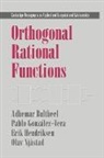 Adhemar Bultheel, Adhemar (Katholieke Universiteit Leuven Bultheel, Adhemar Gonzalez-Vera Bultheel, Pablo Gonzalez-Vera, Erik Hendriksen - Orthogonal Rational Functions
