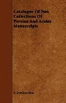 E. Denison Ross - Catalogue of Two Collections of Persian