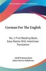 Adolf Sonnenschein, James Steven Stallybrass - German for the English: No. 1 First Read