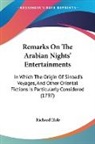 Richard Hole - Remarks on the Arabian Nights' Entertain