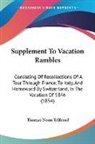 Thomas Noo Talfourd, Thomas Noon Talfourd - Supplement to Vacation Rambles: Consisti