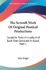 John Wright - The Seventh Work of Original Poetical Pr