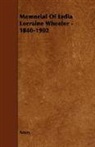 Anon, Anon. - Memorial of Lydia Lorraine Wheeler - 184