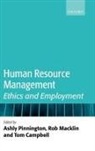 Ashly Pinnington, Ashly H. Macklin Pinnington, Tom Campbell, Rob Macklin, Macklin Rob, Ashly Pinnington - Human Resource Management