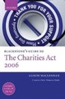 Alison MacLennan, Alison (Barrister Maclennan, Alison Quint Maclennan, Francesca Quint, Francesca Quint, Francesca (Barrister Quint - Blackstone''s Guide to the Charities Act 2006