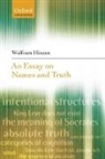 Wolfram Hinzen, Wolfram (Professor of Philosophy Hinzen - Essay on Names and Truth