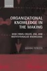 Gerardo Patriotta, Gerardo (Senior Lecturer in Organizatio Patriotta, Patriotta Gerardo - Organizational Knowledge in the Making