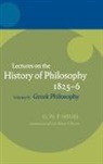 Robert F. Brown, Georg Wilhelm Friedrich Hegel, Robert F Brown, Robert F. Brown - Hegel: Lectures on the History of Philosophy 1825-6