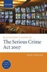 Rudi Fortson, Rudi (Barrister Fortson, Fortson Rudi, Visiting - Blackstone''s Guide to the Serious Crime Act 2007