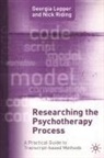 Georgia Lepper, Nic Riding, Nick Riding, Nick Lepper Riding - Researching the Psychotherapy Process