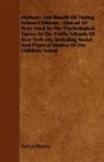 Evelyn Dewey - Methods and Results of Testing School Ch