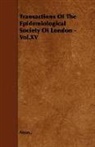 Anon, Anon., Anon. - Transactions of the Epidemiological Soci