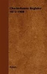 Anon, Anon. - Charterhouse Register 1872-1900